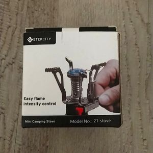 Etekcity Mini Lightweight Backpack/Camp Portable Cook Stove Stainless Steel two